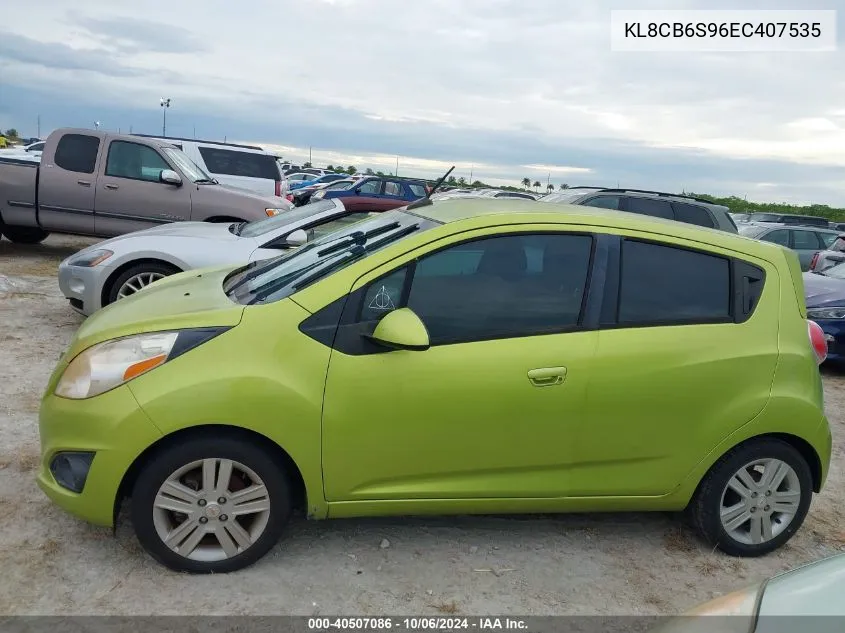 2014 Chevrolet Spark Ls VIN: KL8CB6S96EC407535 Lot: 40507086