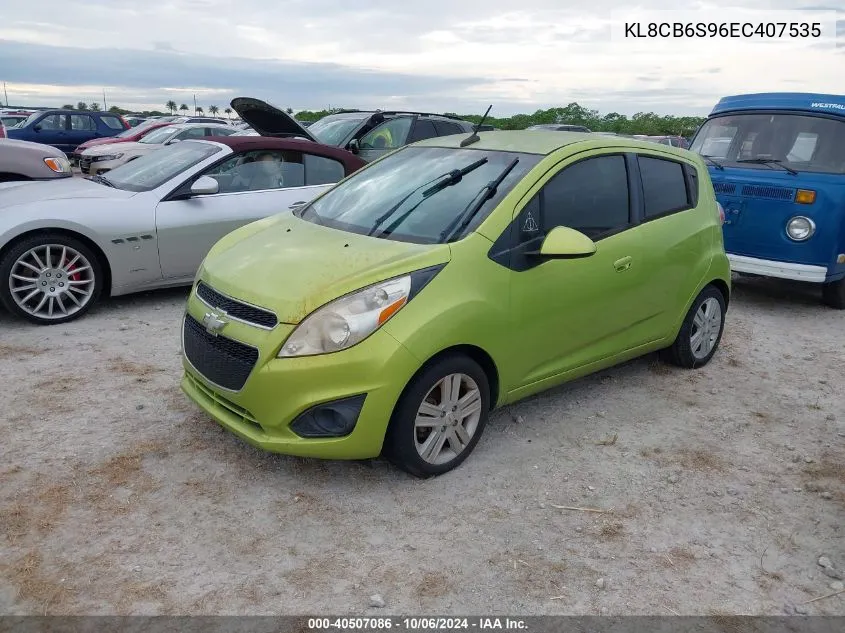 2014 Chevrolet Spark Ls VIN: KL8CB6S96EC407535 Lot: 40507086