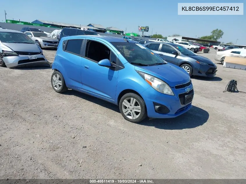 2014 Chevrolet Spark Ls Auto VIN: KL8CB6S99EC457412 Lot: 40511419