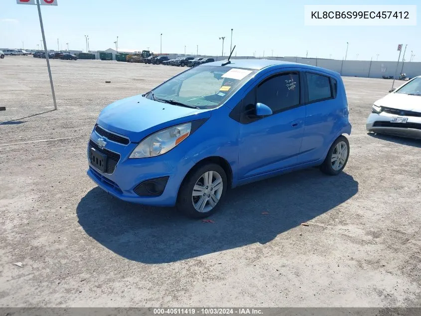 2014 Chevrolet Spark Ls Auto VIN: KL8CB6S99EC457412 Lot: 40511419