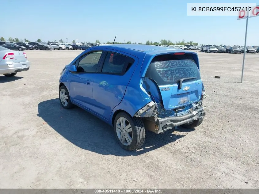 2014 Chevrolet Spark Ls Auto VIN: KL8CB6S99EC457412 Lot: 40511419