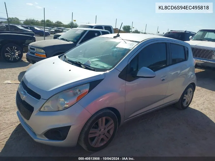 2014 Chevrolet Spark 1Lt Auto VIN: KL8CD6S94EC495818 Lot: 40513908