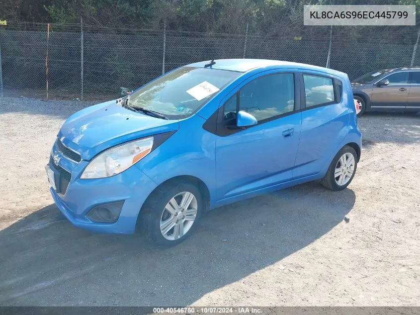 2014 Chevrolet Spark Ls Manual VIN: KL8CA6S96EC445799 Lot: 40546750