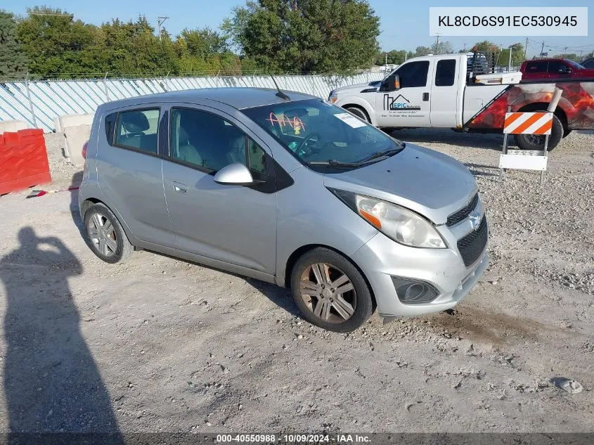 2014 Chevrolet Spark 1Lt Auto VIN: KL8CD6S91EC530945 Lot: 40550988