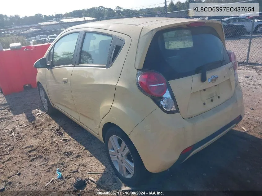 2014 Chevrolet Spark 1Lt Auto VIN: KL8CD6S97EC437654 Lot: 40555717