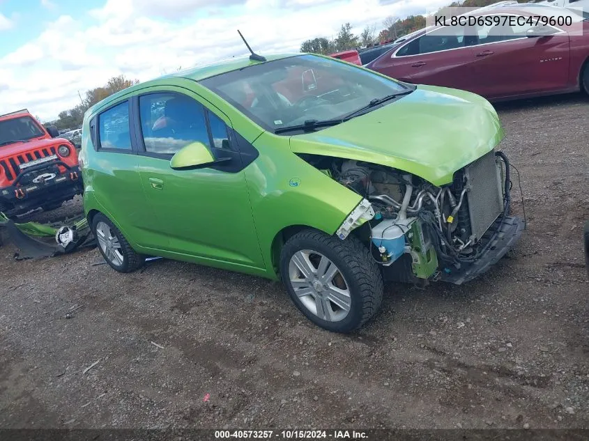 2014 Chevrolet Spark 1Lt Auto VIN: KL8CD6S97EC479600 Lot: 40573257