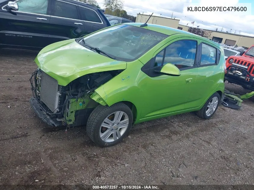 2014 Chevrolet Spark 1Lt Auto VIN: KL8CD6S97EC479600 Lot: 40573257