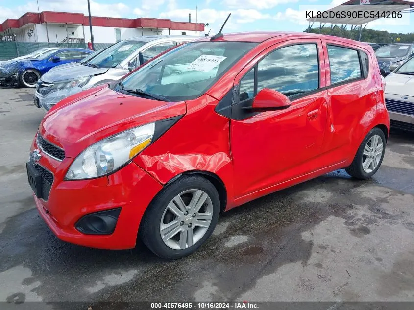 KL8CD6S90EC544206 2014 Chevrolet Spark 1Lt Auto