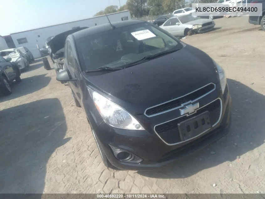 KL8CD6S98EC494400 2014 Chevrolet Spark 1Lt Auto