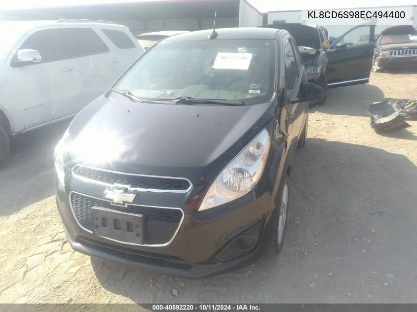 KL8CD6S98EC494400 2014 Chevrolet Spark 1Lt Auto