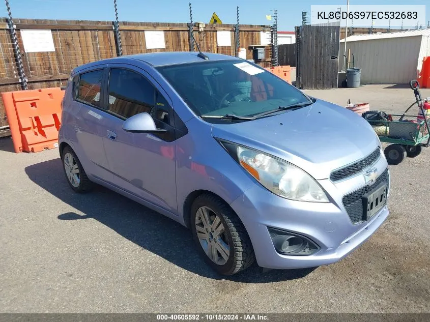 2014 Chevrolet Spark 1Lt Auto VIN: KL8CD6S97EC532683 Lot: 40605592