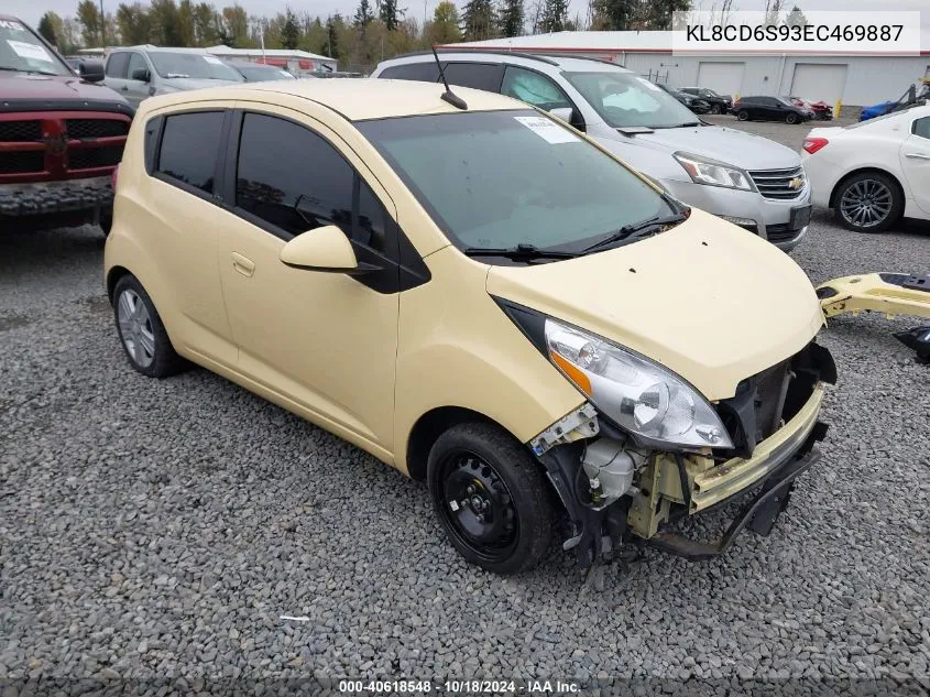 2014 Chevrolet Spark 1Lt Auto VIN: KL8CD6S93EC469887 Lot: 40618548