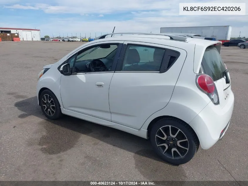 KL8CF6S92EC420206 2014 Chevrolet Spark Lt