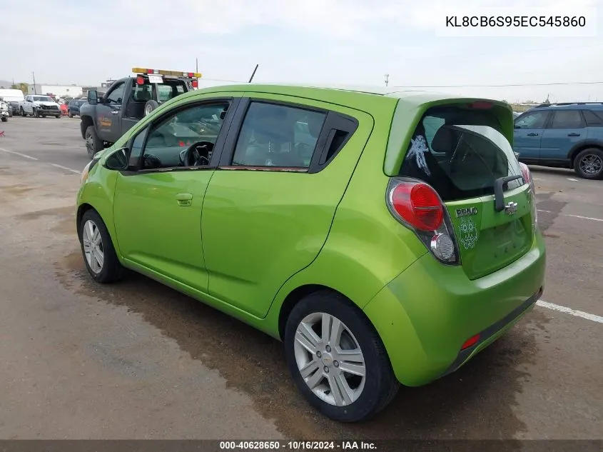 2014 Chevrolet Spark Ls Auto VIN: KL8CB6S95EC545860 Lot: 40628650