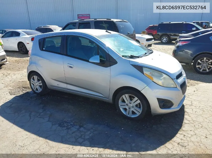 2014 Chevrolet Spark 1Lt Auto VIN: KL8CD6S97EC532764 Lot: 40632425