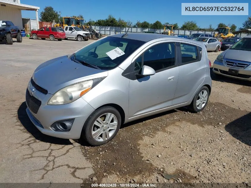 2014 Chevrolet Spark 1Lt Auto VIN: KL8CD6S97EC532764 Lot: 40632425