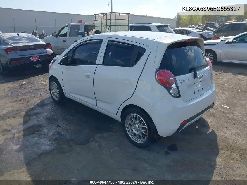 2014 Chevrolet Spark Ls Manual VIN: KL8CA6S96EC565327 Lot: 40647758