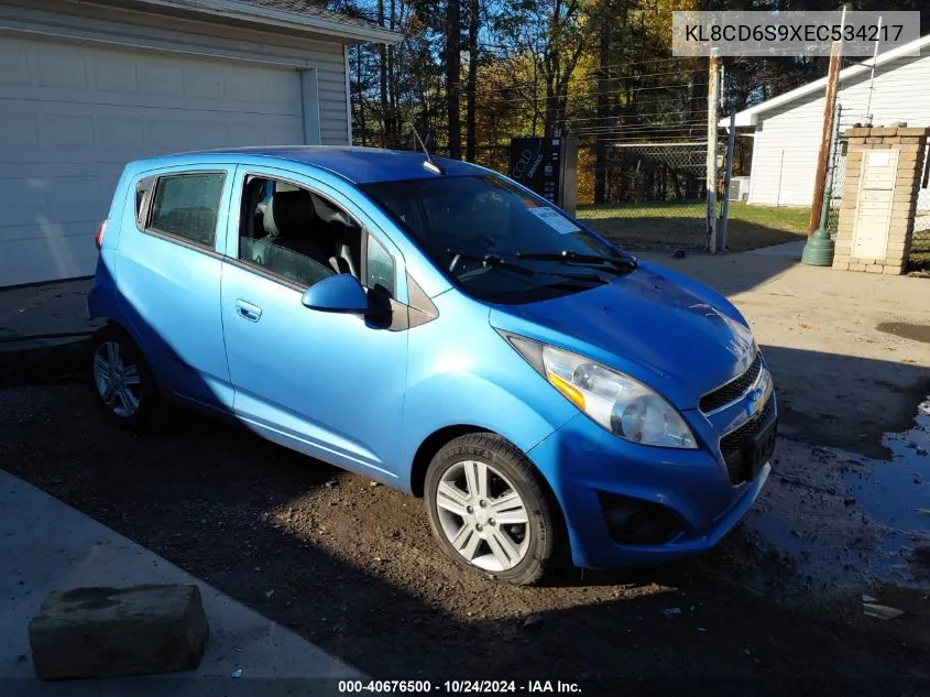 2014 Chevrolet Spark 1Lt Auto VIN: KL8CD6S9XEC534217 Lot: 40676500