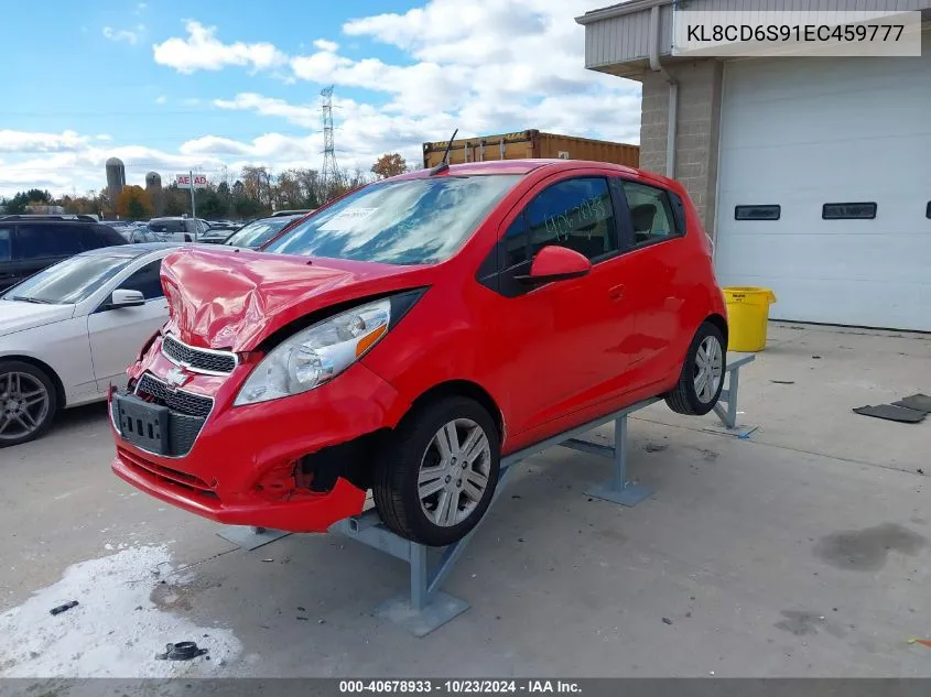 2014 Chevrolet Spark 1Lt Auto VIN: KL8CD6S91EC459777 Lot: 40678933