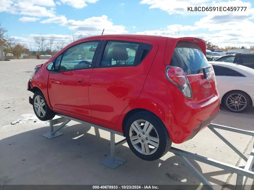 2014 Chevrolet Spark 1Lt Auto VIN: KL8CD6S91EC459777 Lot: 40678933