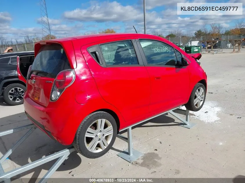 2014 Chevrolet Spark 1Lt Auto VIN: KL8CD6S91EC459777 Lot: 40678933