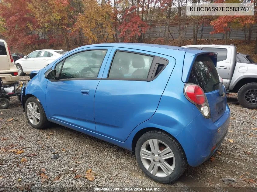 2014 Chevrolet Spark Ls VIN: KL8CB6S97EC583767 Lot: 40682909