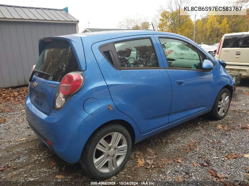 2014 Chevrolet Spark Ls VIN: KL8CB6S97EC583767 Lot: 40682909