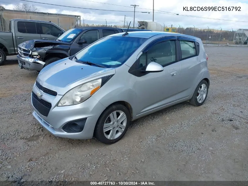 2014 Chevrolet Spark 1Lt Auto VIN: KL8CD6S99EC516792 Lot: 40727763