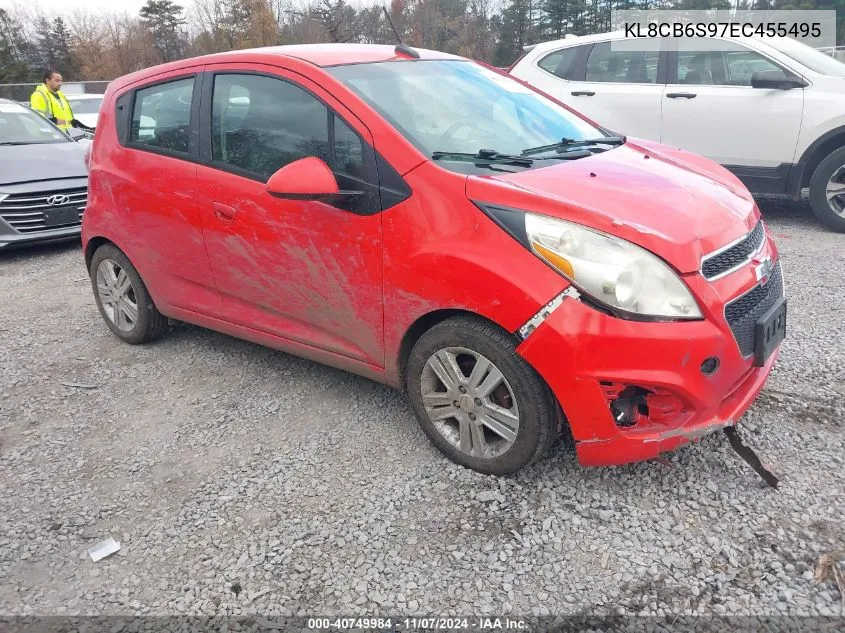 2014 Chevrolet Spark Ls Auto VIN: KL8CB6S97EC455495 Lot: 40749984