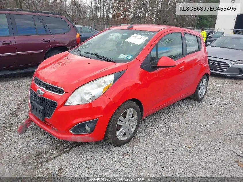 2014 Chevrolet Spark Ls Auto VIN: KL8CB6S97EC455495 Lot: 40749984