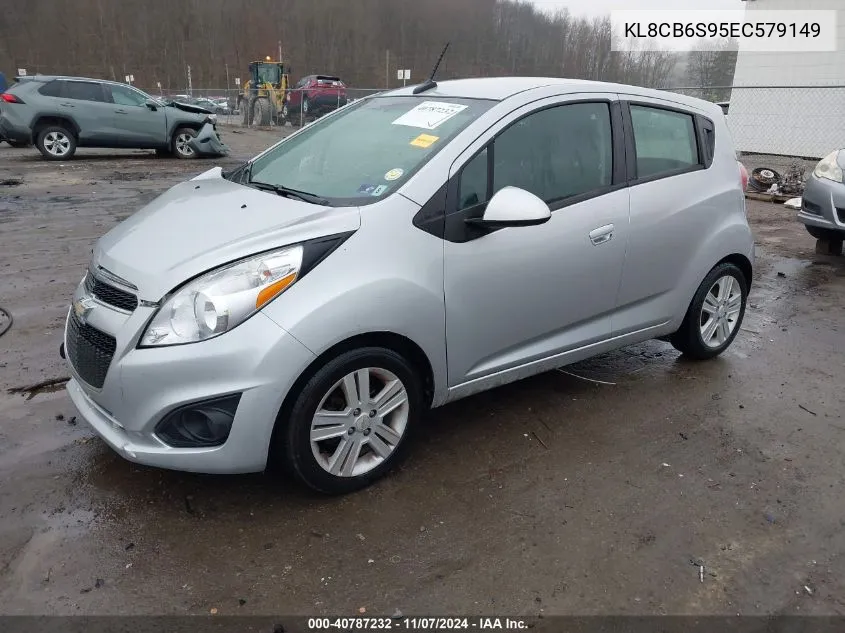 2014 Chevrolet Spark Ls Auto VIN: KL8CB6S95EC579149 Lot: 40787232