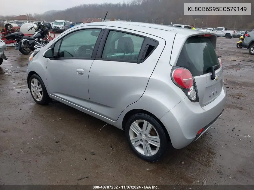 2014 Chevrolet Spark Ls Auto VIN: KL8CB6S95EC579149 Lot: 40787232