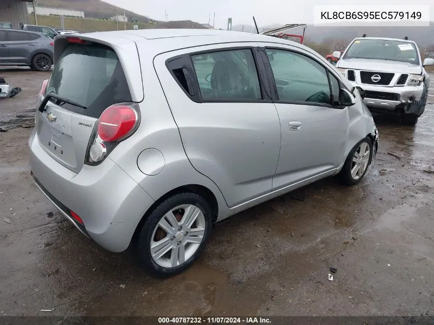 2014 Chevrolet Spark Ls Auto VIN: KL8CB6S95EC579149 Lot: 40787232