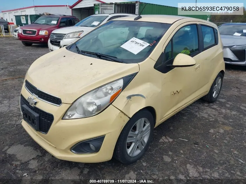 2014 Chevrolet Spark 1Lt Auto VIN: KL8CD6S93EC479058 Lot: 40789709