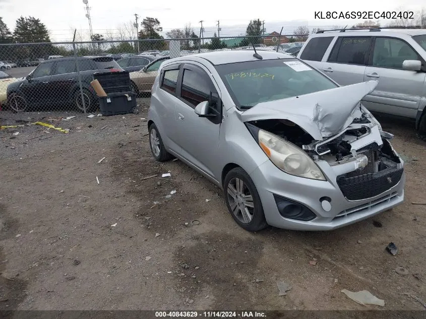 2014 Chevrolet Spark Ls Manual VIN: KL8CA6S92EC402402 Lot: 40843629