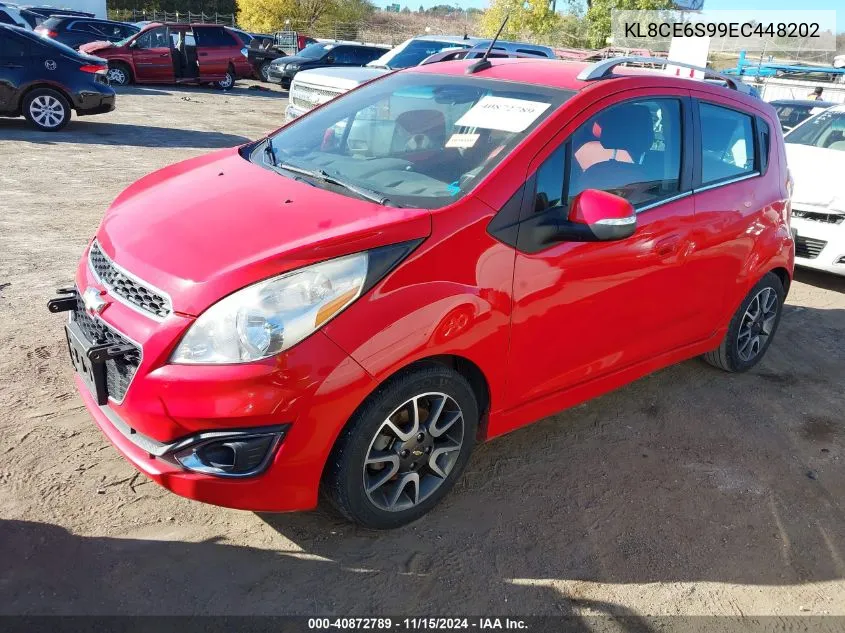 2014 Chevrolet Spark 2Lt Manual VIN: KL8CE6S99EC448202 Lot: 40872789