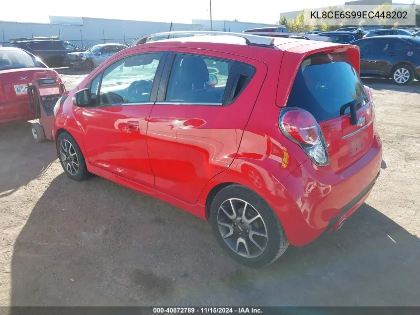 2014 Chevrolet Spark 2Lt Manual VIN: KL8CE6S99EC448202 Lot: 40872789