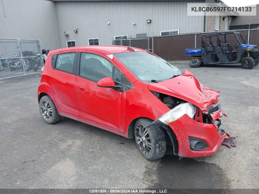 2015 Chevrolet Spark VIN: KL8CB6S97FC714133 Lot: 12091958