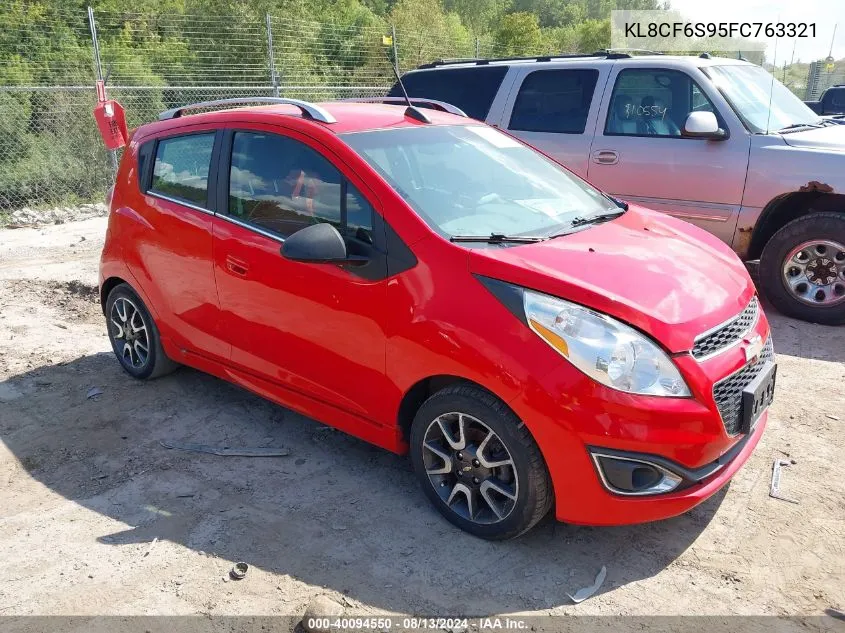 2015 Chevrolet Spark 2Lt Cvt VIN: KL8CF6S95FC763321 Lot: 40094550