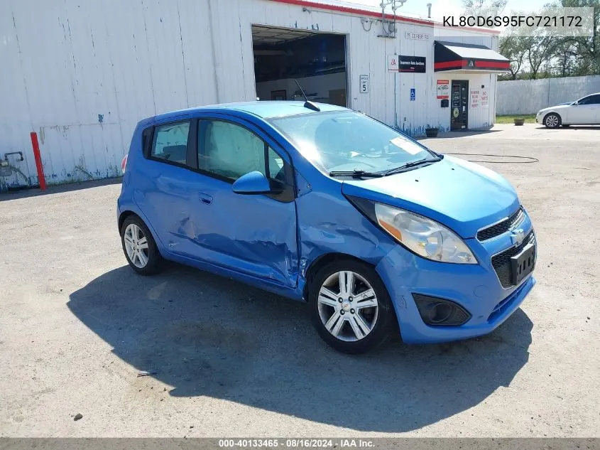 2015 Chevrolet Spark 1Lt Cvt VIN: KL8CD6S95FC721172 Lot: 40133465