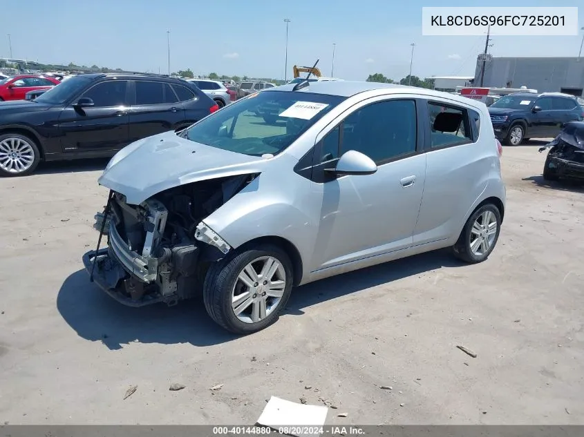 2015 Chevrolet Spark 1Lt Cvt VIN: KL8CD6S96FC725201 Lot: 40144880