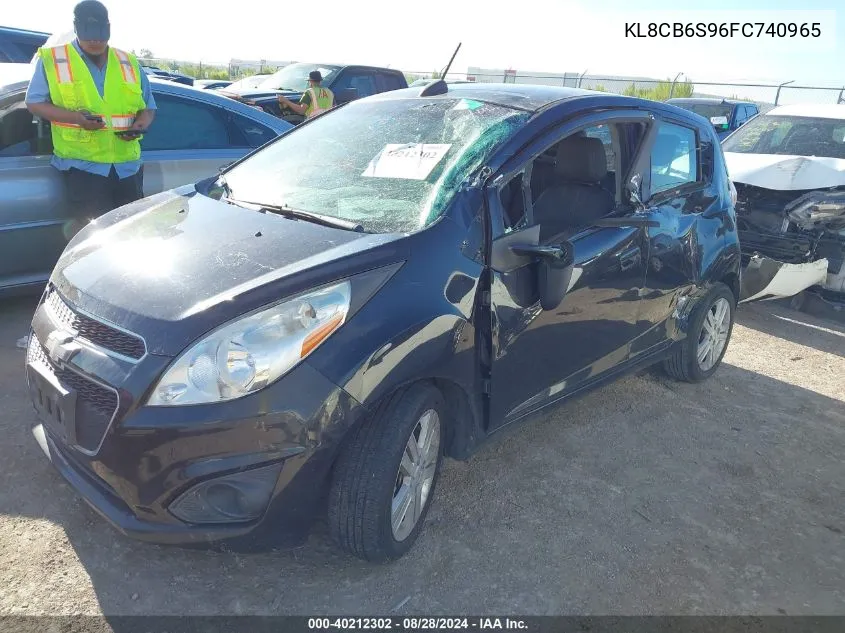 2015 Chevrolet Spark Ls Cvt VIN: KL8CB6S96FC740965 Lot: 40212302