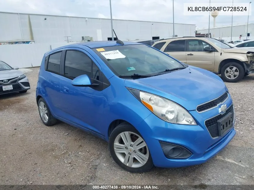 KL8CB6S94FC728524 2015 Chevrolet Spark Ls Cvt