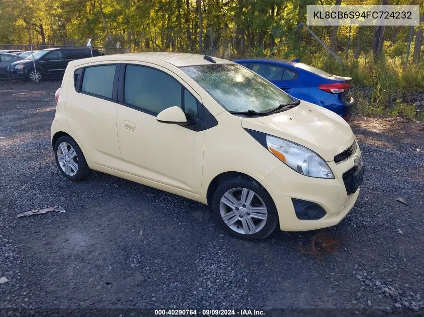 2015 Chevrolet Spark Ls Cvt VIN: KL8CB6S94FC724232 Lot: 40290764