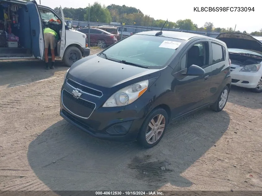 2015 Chevrolet Spark Ls Cvt VIN: KL8CB6S98FC733094 Lot: 40612530