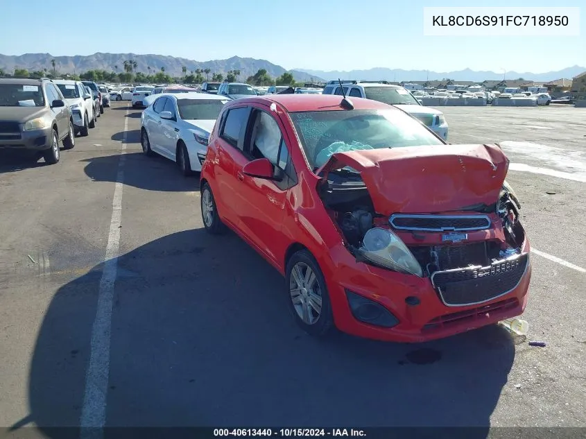 2015 Chevrolet Spark 1Lt Cvt VIN: KL8CD6S91FC718950 Lot: 40613440