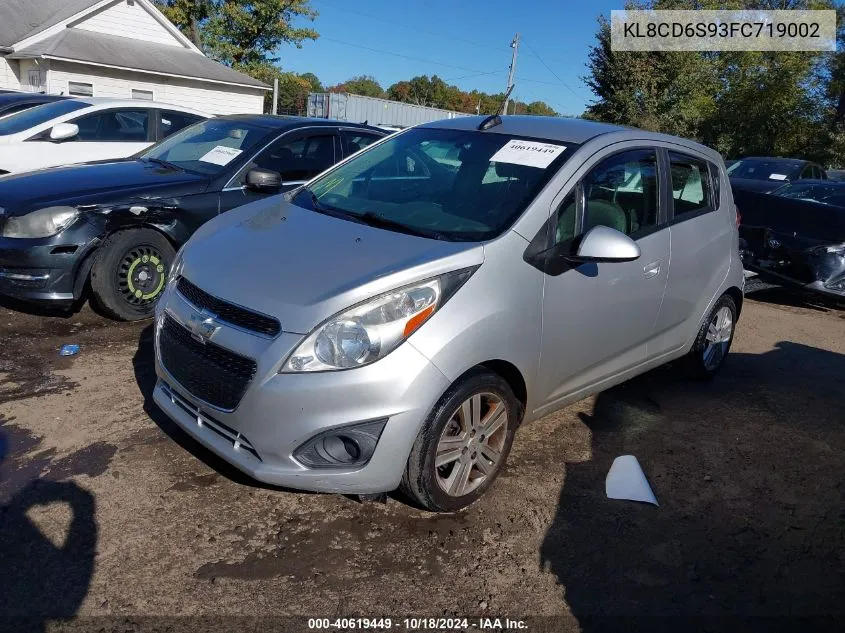 2015 Chevrolet Spark 1Lt Cvt VIN: KL8CD6S93FC719002 Lot: 40619449