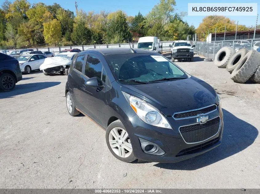 2015 Chevrolet Spark Ls Cvt VIN: KL8CB6S98FC745925 Lot: 40682353