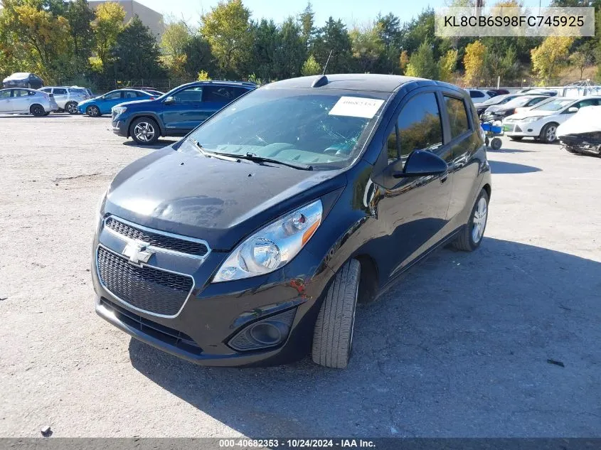 2015 Chevrolet Spark Ls Cvt VIN: KL8CB6S98FC745925 Lot: 40682353