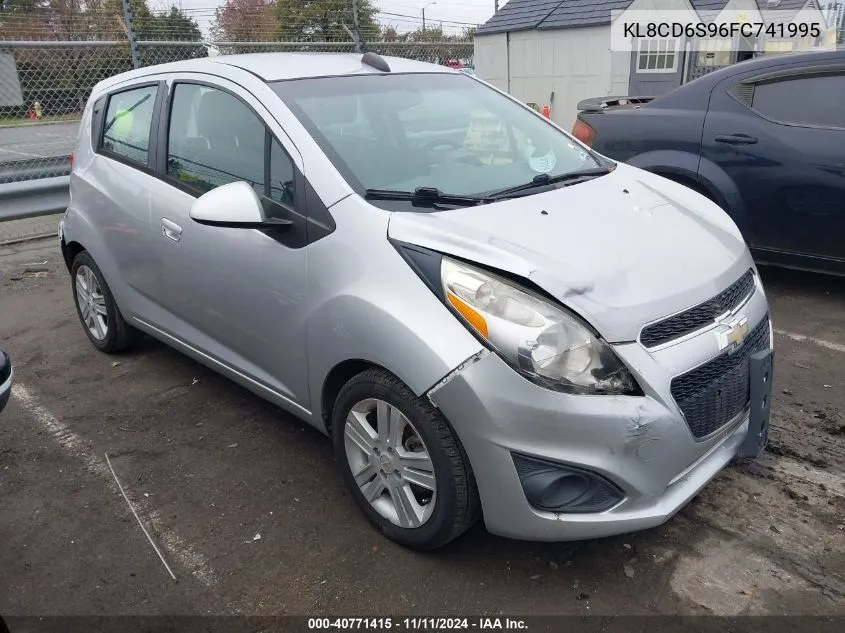 2015 Chevrolet Spark 1Lt Cvt VIN: KL8CD6S96FC741995 Lot: 40771415